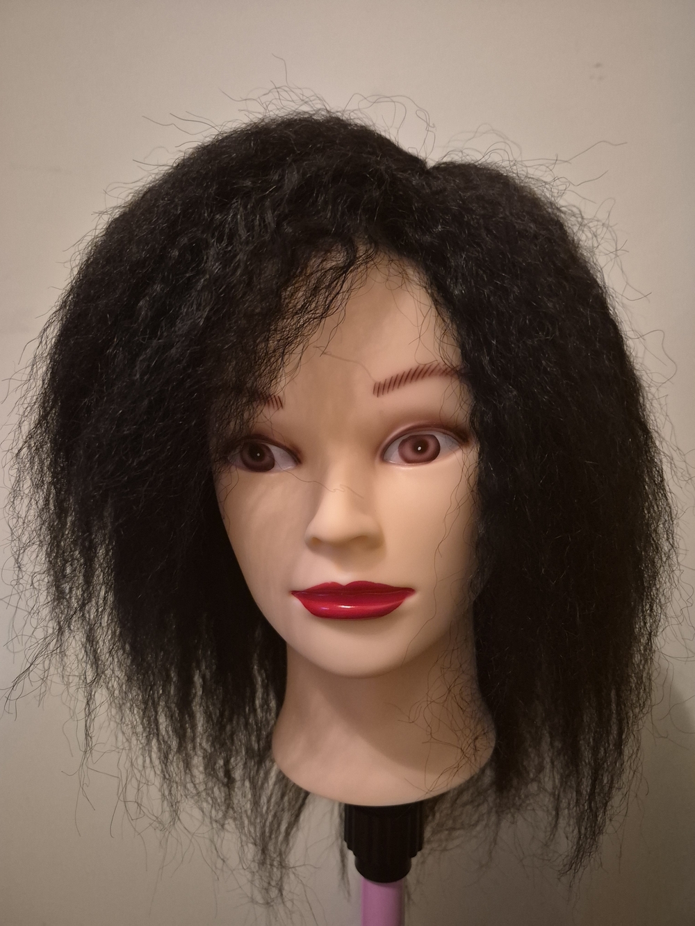 Kinky straight human hair wig